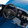 Licensed Blue Maserati With RC Remote,Leather Seat,Rubber Tires ( Newest Version ).