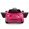 Licensed Pink Maserati With RC Remote,Leather Seat,Rubber Tires ( Newest Version ).