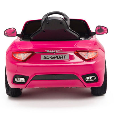 Licensed Pink Maserati With RC Remote,Leather Seat,Rubber Tires ( Newest Version ).