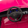 Licensed Pink Maserati With RC Remote,Leather Seat,Rubber Tires ( Newest Version ).