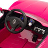 Licensed Pink Maserati With RC Remote,Leather Seat,Rubber Tires ( Newest Version ).