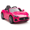 Licensed Pink Maserati With RC Remote,Leather Seat,Rubber Tires ( Newest Version ).