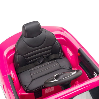 Licensed PINK Mercedes SL500 with Remote,Leather Seat,Rubber Tires (Newest Versión).