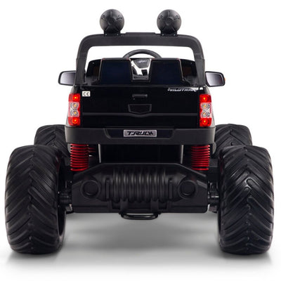 Monster BLACK Truck 4x4 With RC Remote,Rubber Tires (Newest Versión ).