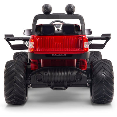 Monster RED Truck 4x4 With RC Remote,Rubber Tires (Newest Versión ).