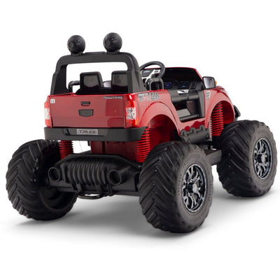 Monster RED Truck 4x4 With RC Remote,Rubber Tires (Newest Versión ).