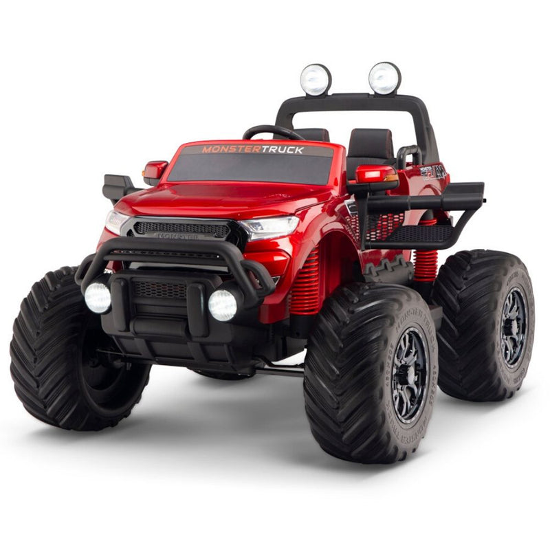 Monster RED Truck 4x4 With RC Remote,Rubber Tires (Newest Versión ).