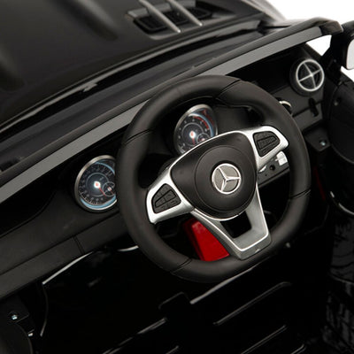 Licensed BLACK Mercedes SL500 with Remote,Leather Seat,Rubber Tires (Newest Versión).