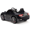 Licensed Black Maserati With RC Remote,Leather Seat,Rubber Tires ( Newest Version ).