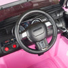 12V Ride On Pink Car With RC Remote,3 Speeds,Mp3 Player (Newest Version)