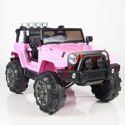 12V Ride On Pink Car With RC Remote,3 Speeds,Mp3 Player (Newest Version)