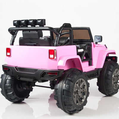 12V Ride On Pink Car With RC Remote,3 Speeds,Mp3 Player (Newest Version)