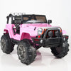 12V Ride On Pink Car With RC Remote,3 Speeds,Mp3 Player (Newest Version)