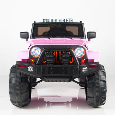 12V Ride On Pink Car With RC Remote,3 Speeds,Mp3 Player (Newest Version)