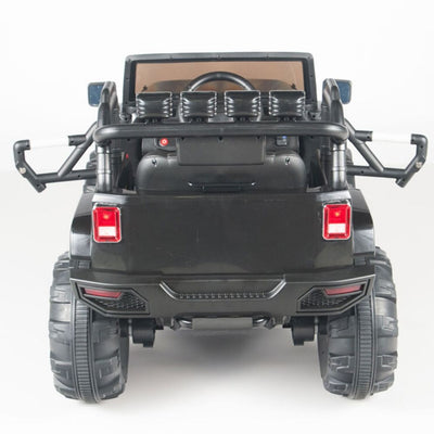 12V Ride On Black Car With RC Remote,3 Speeds,Mp3 Player (Newest Version)