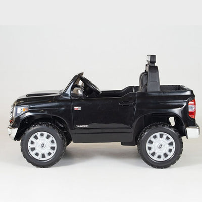 Licensed Black 12V Big Motors Toyota Tundra With Rubber Tires,RC Remote (Newest Versión )