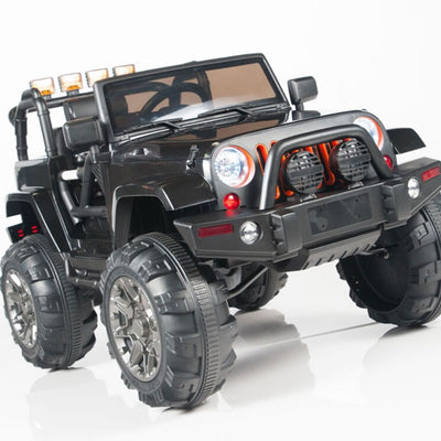 12V Ride On Black Car With RC Remote,3 Speeds,Mp3 Player (Newest Version)