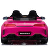 Pink  Licensed Mercedes GTR with RC Remote,2 Leather Seat,Painted and Real EVA Rubber Tires ( Newest Versión).