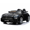 Black  Licensed Mercedes GTR with RC Remote,2 Leather Seat,Painted and Real EVA Rubber Tires ( Newest Versión).