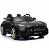 Black  Licensed Mercedes GTR with RC Remote,2 Leather Seat,Painted and Real EVA Rubber Tires ( Newest Versión).