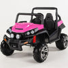 Two seater PINK UTV 4x4 12Volt with Remote and Rubber Tires.