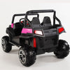 Two seater PINK UTV 4x4 12Volt with Remote and Rubber Tires.