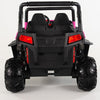 Two seater PINK UTV 4x4 12Volt with Remote and Rubber Tires.