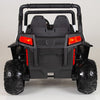 Two seater RED UTV 4x4 12Volt with Remote and Rubber Tires.