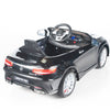 Black Licensed Mercedes 12V Ride On with RC/Remote,Mp3 Player,Real EVA Rubber Tires (Latest Versión).