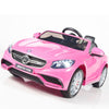 Pink Licensed Mercedes 12V Ride On with RC/Remote,Mp3 Player,Real EVA Rubber Tires (Latest Versión).