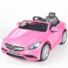 Pink Licensed Mercedes 12V Ride On with RC/Remote,Mp3 Player,Real EVA Rubber Tires (Latest Versión).