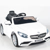 White Licensed Mercedes 12V Ride On with RC/Remote,Mp3 Player,Real EVA Rubber Tires (Latest Versión).