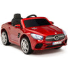 Licensed RED Mercedes Electric ride on with Remote,Leather Seat,Rubber Tires (Newest Versión).