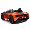 Licensed Orange 12V Battery powered kids electric car With Leather seat,12Volt Motors,RC Remote ( Newest Versión )