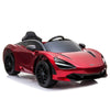 Licensed Red 12V Battery powered kids electric car With Leather seat,12Volt Motors,RC Remote ( Newest Versión )