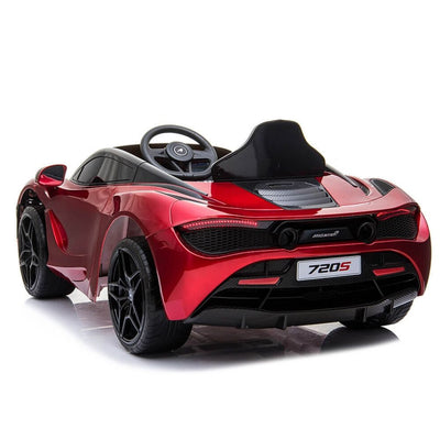 Licensed Red 12V Battery powered kids electric car With Leather seat,12Volt Motors,RC Remote ( Newest Versión )