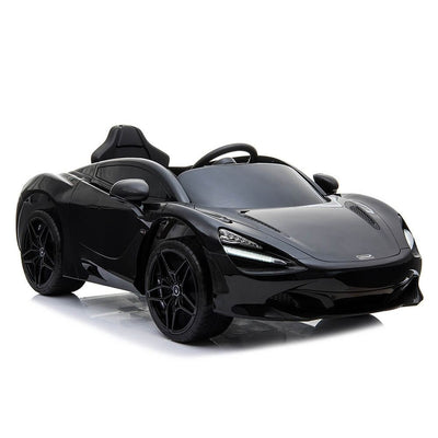 Licensed Black 12V Battery powered kids electric car With Leather seat,12Volt Motors,RC Remote ( Newest Versión )