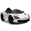 Licensed White McLaren 720s With Leather seat,12Volt Motors,RC Remote ( Newest Versión )