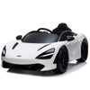 Licensed White McLaren 720s With Leather seat,12Volt Motors,RC Remote ( Newest Versión )