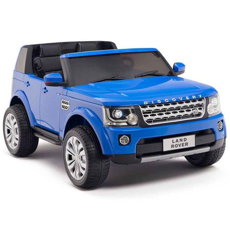 Licensed Discovery Ride On BLUE Truck R/C Remote,Real EVA Rubber Tires,Leather Seat