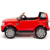 Licensed Discovery Ride On RED Truck R/C Remote,Real EVA Rubber Tires,Leather Seat