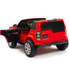 Licensed Discovery Ride On RED Truck R/C Remote,Real EVA Rubber Tires,Leather Seat