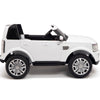 Licensed Discovery Ride On WHITE Truck R/C Remote,Real EVA Rubber Tires,Leather Seat