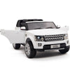 Licensed Discovery Ride On WHITE Truck R/C Remote,Real EVA Rubber Tires,Leather Seat