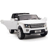 Licensed Discovery Ride On WHITE Truck R/C Remote,Real EVA Rubber Tires,Leather Seat