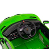 Licensed Green Lamborghini Ride On Car R/C Remote Leather Seat Real EVA Rubber Tires (Newest Versión )