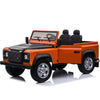 Licensed 4X4 ORRANGE Defender Ride On With Leather Seat R/C Remote and Rubber Tires ( NEWEST VERSION )