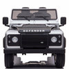 Licensed 4X4 SILVER Defender Ride On With Leather Seat R/C Remote and Rubber Tires ( NEWEST VERSION )