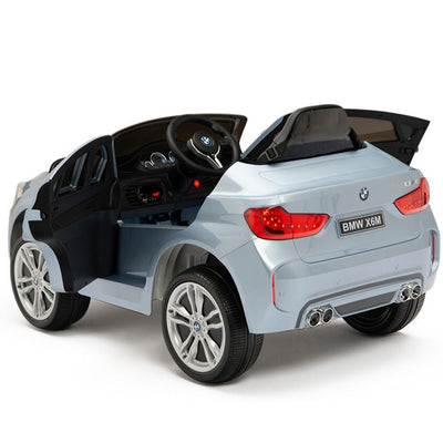 Licensed BLUE-SILVER BMW Ride On car with R/C Remote and Leather Seat (NEWEST VERSION )