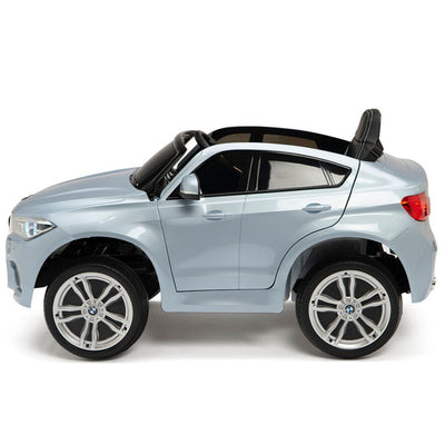 Licensed BLUE-SILVER BMW Ride On car with R/C Remote and Leather Seat (NEWEST VERSION )